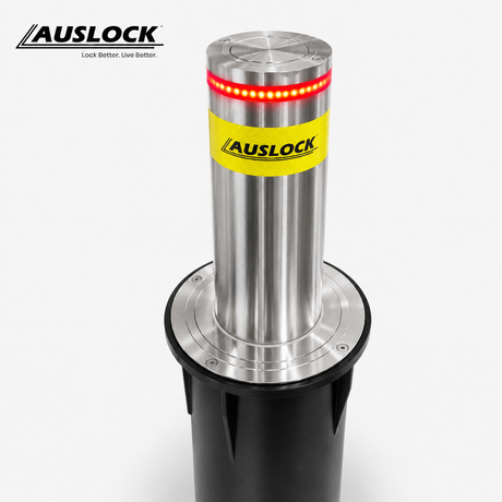 AUSLOCK Automatic Hydraulic Rising Bollards — Double Package