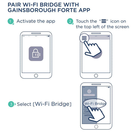 Gainsborough Forte Wi-Fi Bridge – White