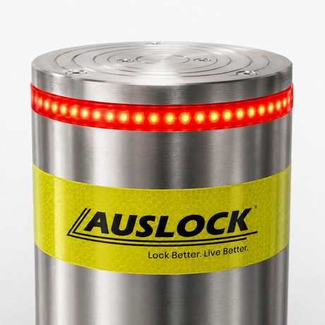 AUSLOCK Automatic Hydraulic Rising Bollards — Double Package