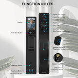 Auslock Push-Pull Lock - Face Recognition Space Alloy Edition A519