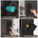 Auslock Push-Pull Lock - Face Recognition Space Alloy Edition A519